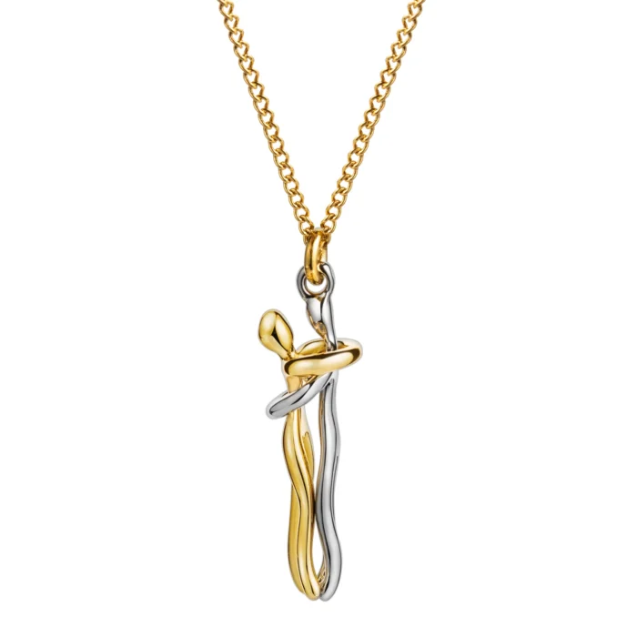 Gold Hug Necklace - Image 1