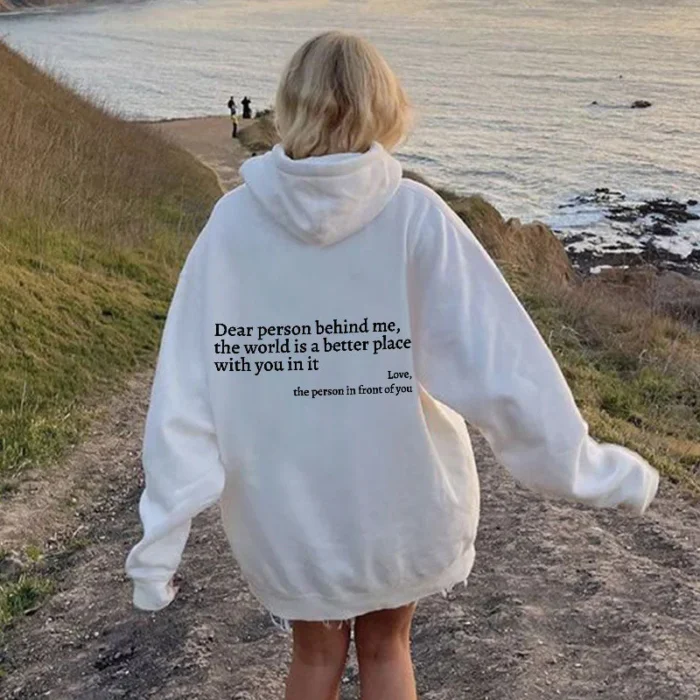Dear Person Behind Me Sweatshirt - Image 1