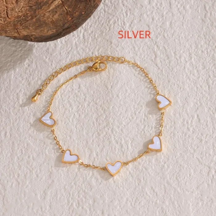 Ins Love Bracelet Stainless Steel Dripping Heart Bracelet Fashion Valentine's Day Jewelry Gift - Image 10