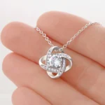 Mom Love Knot Necklace From Son - Image 8