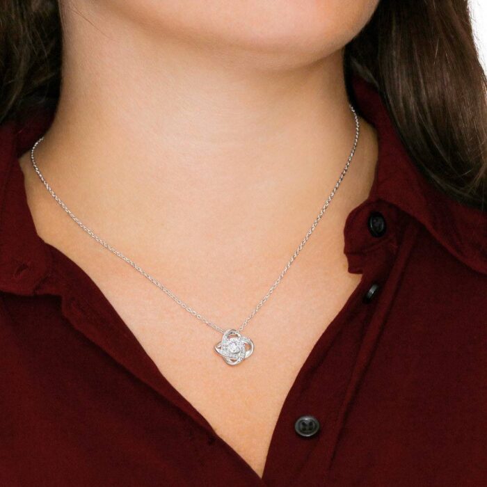 Mom Love Knot Necklace From Son - Image 9